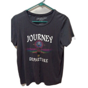 Journey concert T shirt cotton Medium M gray short sleeve